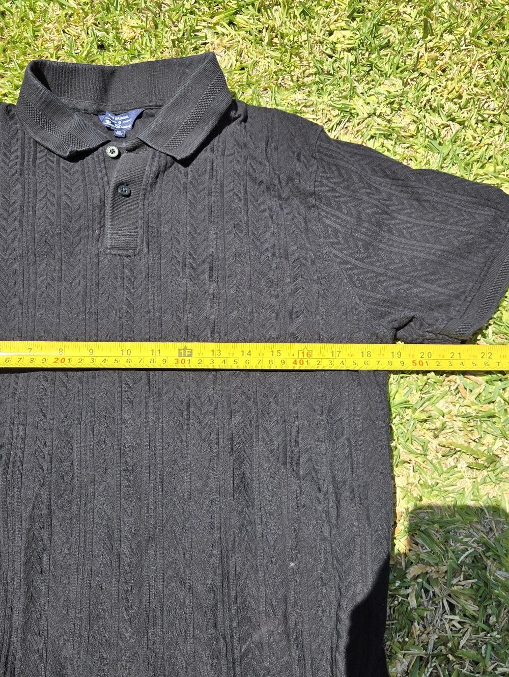 Ben Sherman Black Cotton Polo Shirt - Picture 4 of 5